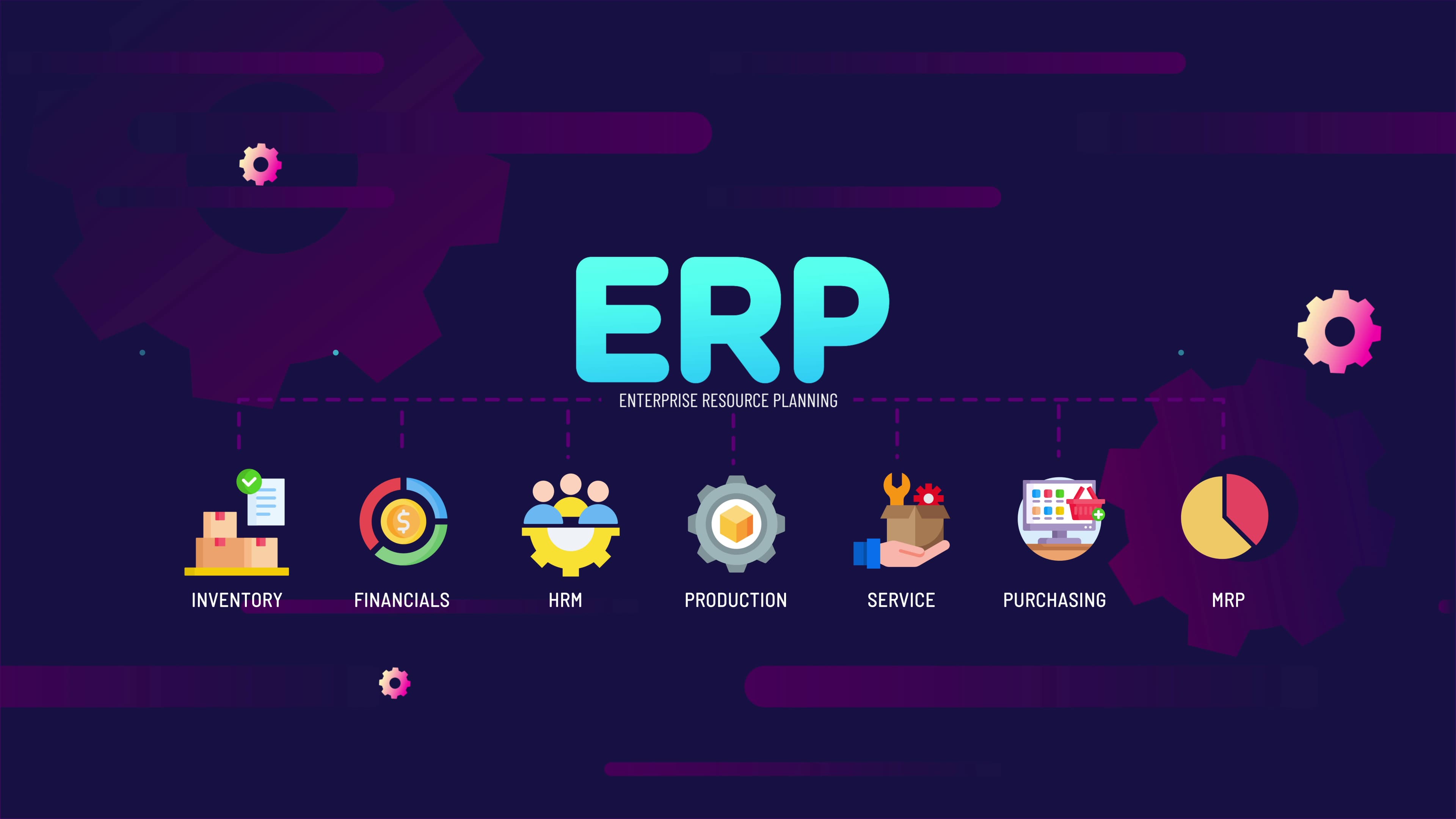 Dashboard showing business analytics and KPIs